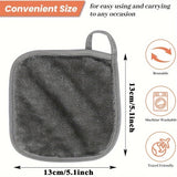 12PCS Microfiber Face Cloths Reusable Makeup Remover Cloth Makeup Towels Face Deep Cleaning Pads Skincare Beauty Tools