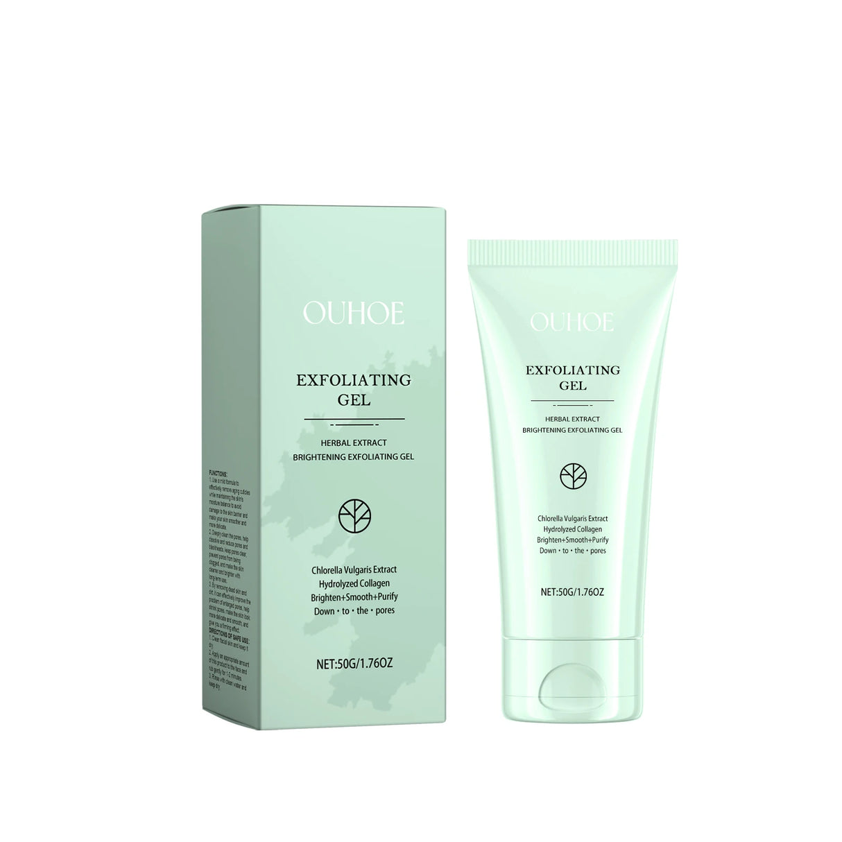 Exfoliating Peeling Gel Remove Dead Skin Dark Spot Deep Cleaning Purifying Brighten Tighten Pores Nourishing Repair Facial Scrub