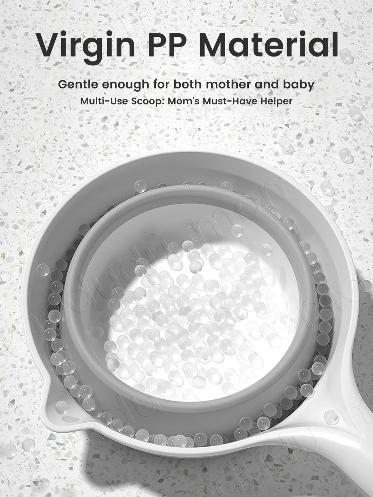 Baby Bath Rinsing Cup, Large Capacity Anti-Slip & Hangable Shampoo Helper for Mess-Free Hair Wash