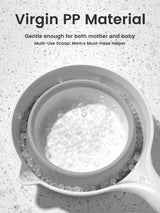 Baby Bath Rinsing Cup, Large Capacity Anti-Slip & Hangable Shampoo Helper for Mess-Free Hair Wash