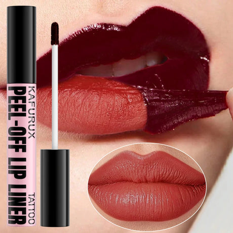 7 Colors Peel Off Lip Stain Reveal Long Lasting Waterproof Pink