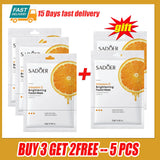 Vitamin C Facial Mask Remove Blackheads Shrink Pores Brightening Skin Soothing Moisturizing Korean Beauty Skincare Products