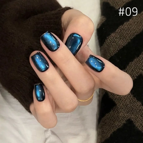 12ml 1-21pcs Brown Gold Cat Eye Gel Nail Polish Hot Selling Winter Whitening Magnet Gel Polish Gold Nails Nail Supplies Nail Art