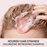 Volumizing Refreshing Shampoo Gentle Frizz Control Smooth Clean Scalp Care Lightweight Nourishing All Hair Types Daily Wash