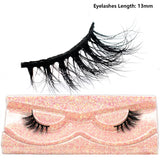 Half Lashes Short Mink Eyelashes Fluffy Soft False Eyelashes Wispy Cross Strip Eye Lashes Natural Mink Eyelash Extension Makeup