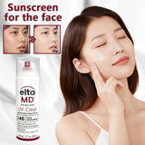 Eltamd 48ml Facial Sunscreen SPF46 UV Sunscreen Anti-Radiation Waterproof&sweatproof Non-greasy for Sensitive and Acne ProneSkin