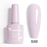 VIP5 Venalisa Nail Gel Polish Jelly Color HEMA/TPO FREE Nude Pink Semi Permanent Soak Off UVLED Gel Polish Sparkle Gel Varnish