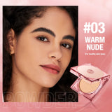 Wholesale O.TWO.O Face Powder 24 Hours Oil-control  Waterproof Matte Face Makeup Cosmetic Setting Compact Powder