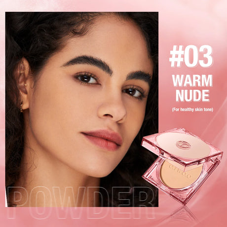 Wholesale O.TWO.O Face Powder 24 Hours Oil-control  Waterproof Matte Face Makeup Cosmetic Setting Compact Powder