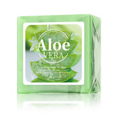 100g B+Aloe Olive Oil Soap Herbal Glycerin Natural Soap Handmade Skin Deep Cleaning Whitening Solid Soap