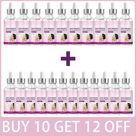Collagen Pepide& Arginine Anti Wrinkle Facial Serum Moisturizing & Repairing Skin Fine Lines Eyes Crow's Feet Neck Wrinkles