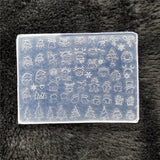 1pc Butterfly Sweater Snowflake 3D Acrylic Mold  Photo Frame  Silicone  Nail Art   Nails DIY  Nail Art Templates Nails  Mold