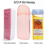 Roll On Waxing Kit With Wax Cartridges And Wax Strips 3 In 1 Soft Wax Heater Kit Hair Removal Wax Wax Paper Waxing Kits Warmer