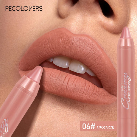 Multiple Colors Matte Lip Liner, Use As Lip Liner and Lipstick, Easy To Accurately Apply, Waterproof Long-lasting Non-stick