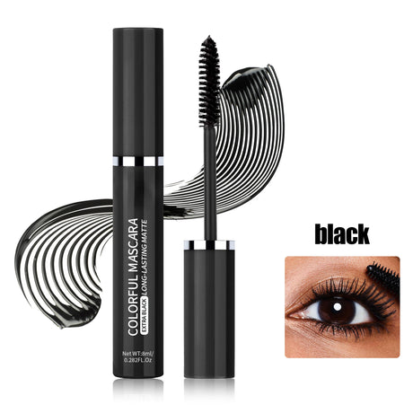 Colored Mascara Eyelashes Blue Pink Green Colorful Waterproof Mascara Charming Long Lasting Curling Mascara Eye Christmas Makeup