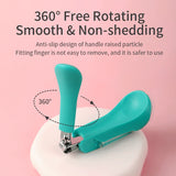 Infant Baby Nail Cutting Clippers Tools Children Kids Magnifier Glass Finger Nail Cutter