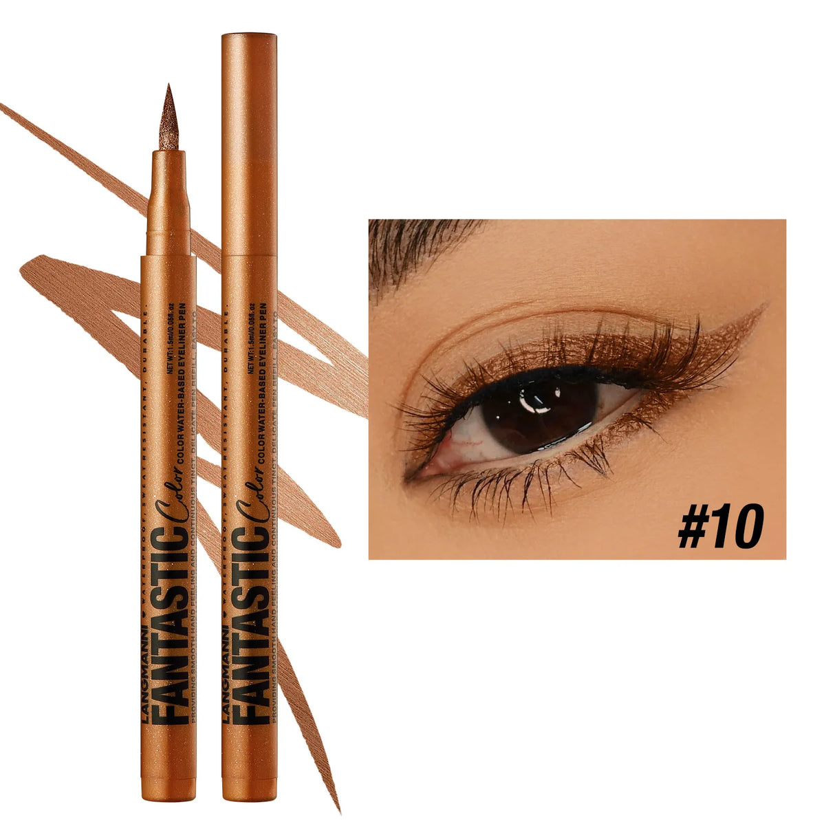 Waterproof Eyeliner Long Lasting Pencil Colourful Pigment Blue Black White Color Gel Eye Liner Pen Makeup Eye Beauty Cosmetics