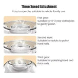 2 IN 1  Electric Nail Clipper Cutter with LED Light Automatic Nail Grinder Trimmer for Baby Mini Manicure Tool Nail Care