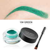 HANDAIYAN Colorful Eyebrow Cream Gel High Pigment Brows Tint Waterproof Long lasting Eye Brow Dye With Brushes Decorate Cosmetic