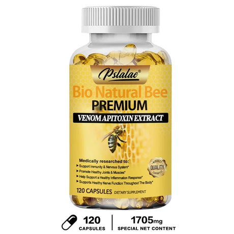 Natural Bee Capsules - Relieves Joint Pain and Stiffness, Promotes Bone Health, for Immunity and Anti-oxidation