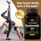 Premium Hyaluronic Acid Supplement with Vitamin C and Biotin - Promote Metabolism, Promote Skin Health, Improve Skin Wrinkles