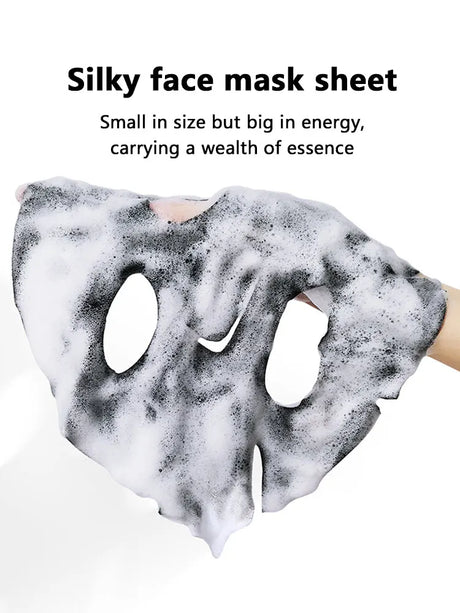 Image Beauty Amino Acid Bamboo Charcoal Bubble Facial Mask Moisturizing Facial Mask Refreshing Moisturizing Facial Mask Genuine