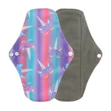 Washable Menstrual Pad Panty Liner Reusable Cloth Sanitary pad Hygienic and Soft Washable Charcoal Menstrual
