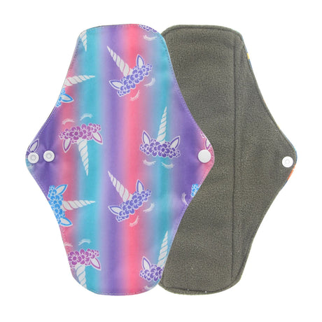Washable Menstrual Pad Panty Liner Reusable Cloth Sanitary pad Hygienic and Soft Washable Charcoal Menstrual