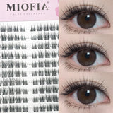 1/box 90 clusters idol False Eyelashes Black Natural Manga Lashes Anime Eyelashes Large Capacity Lashes Extension Chinese Makeup