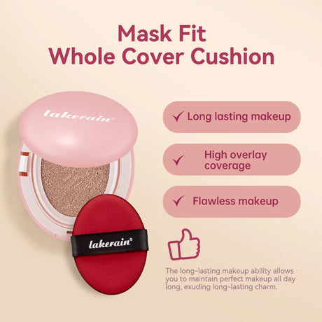 Lakerain Cushion Foundation Korean Makeup Base Mist Foundations Makeup Full Coverage Long-lasting Cc Cream Sunscreen Cosmetic