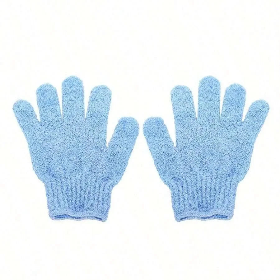 2pcs/6pcs/12pcs Reversible Exfoliating Shower Gloves, Body Scrub Gloves, ,Cleansing Tools Bath Towel Bath Products Back Scrub