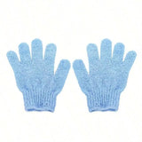 2pcs/6pcs/12pcs Reversible Exfoliating Shower Gloves, Body Scrub Gloves, ,Cleansing Tools Bath Towel Bath Products Back Scrub