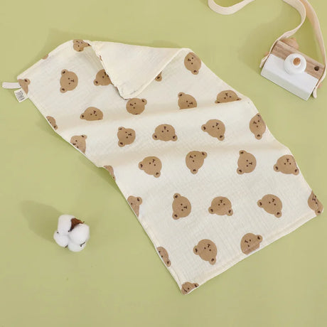 25x50cm Baby Six-layer Pure Cotton Gauze Small Towel Face Towel Square Towel Mouth Towel Baby Washcloth