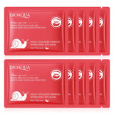 BIOAQUA Snail Crystal Collagen Eye Mask Anti Dark Circles Anti-Wrinkles Moisturizing Whitening Anti-Aging Eye Patches Skin Care