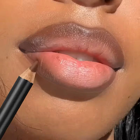 Waterproof Matte Lipliner Pencil Red Contour Tint Lipstick Long Lasting Non-stick Cup Moisturising Lips Makeup 12 Colors