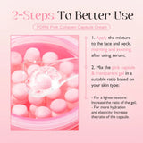 50g KOEC PDRN Pink Collagen Capsule Cream Anti-Wrinkle Hydrating Glowing Increase Elasticity 5% Niacinamide Hydrolyzed Collagen