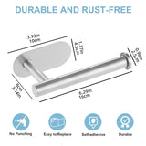 SARIHOSY Stainless Steel Toilet Paper Holder Bathroom Accessories Paper Roll Shelf Towel Rack