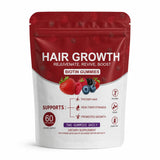 Women Hair Growth Vitamin Gummies Healthy Nourishment with Biotin Collagen Botanical Extracts Also for Skin Nail Care 60count