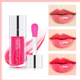 3pcs Moisturizing Plumping Lip Glow Oil Tinted Lip Plumper Serum Reduce Lip Lines Lip Coat Primer For Lipstick Daily Party Gift Lip Care Makeup
