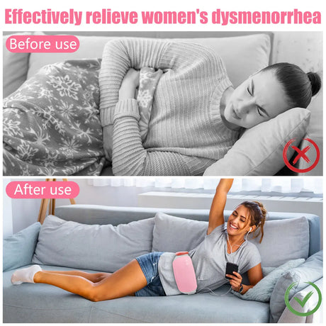 Heating Pad for Period Cramps Portable Cordless Heating Pad for Menstrual Cramps Pain Relief Heating Abdomen Warmer Xmas Gifts