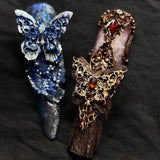 3D Baroque Pattern Gel Nail Art Mold Butterfly Moon Resin Sword Molds for Manicure Accessories Supplies Arrow Silicone Mold