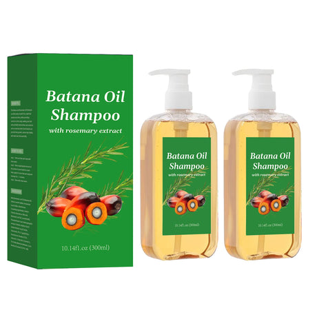 Batana Oil Shampoo for Hair Growth & Strength | Repairs Broken Strands, Nourishes Scalp & Fights Dandruff with Gentle Cleansing