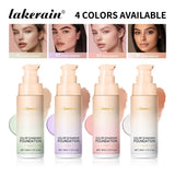 Waterproof Color Changing Liquid Foundation Centella Korean High Coverage Foundation Cream For Face Base Makeup