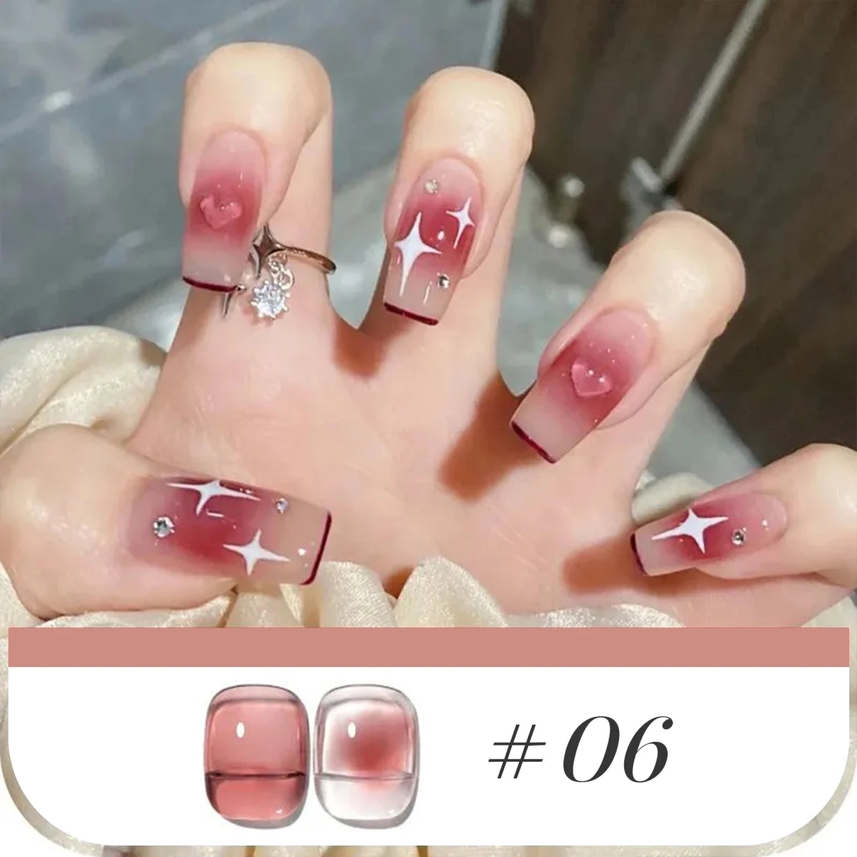 MIANEL 10ML Pure Desire Blush Jelly Gel Nail Polish 2026 New Ice Clear Nude Clear Nail Polish Pink Nails 1-9pcs