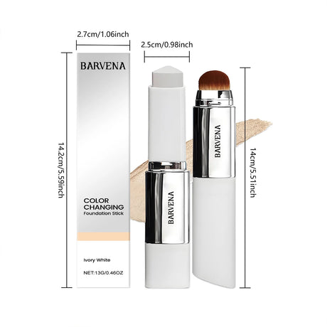 2-In-1 Color-Changing Foundation Stick Lightweight Moisturizing