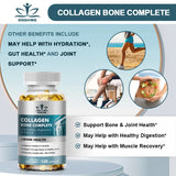 Bone Collagen Capsules 120 Count Supports Joint Cartilage Collagen Production Calcium Absorption And Immune System Health