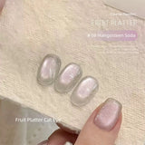 MN 1-20pcs 12ML Pink Gold Cat Eye Ocean Bubble Glass Beads Cat Eye Gel Nail Polish Blue Nails UV Light Nails Green Nails
