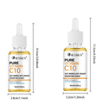 SUYARUN 10% Vitamin C Serum for Face - Brightening Anti-Aging Treatment, Dark Spot Corrector with Hyaluronic Acid & Vitamin E.