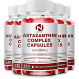 Astaxanthin Complex Capsules 12mg for Brain, Heart, Joint Bone, Eye, Skin, Immune System Health