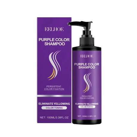 Purple Shampoo, Long-Lasting Color Care, Daily Nourishing, Smooth and Moisturizing Hair, Purple Shampoo